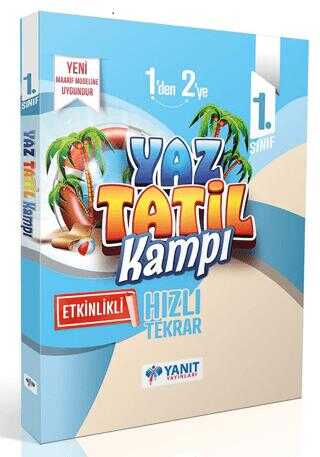 Yanıt Yayınları 1. Sınıf(1den 2ye)Geçenler İçin %100 Yeni Müfredat Tüm Dersler Yaz Tatil Kitabı